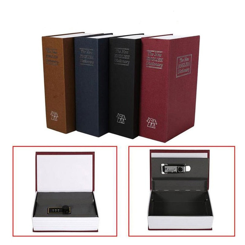 Safe Book™ Cofre em Formato de Livro Com Senha