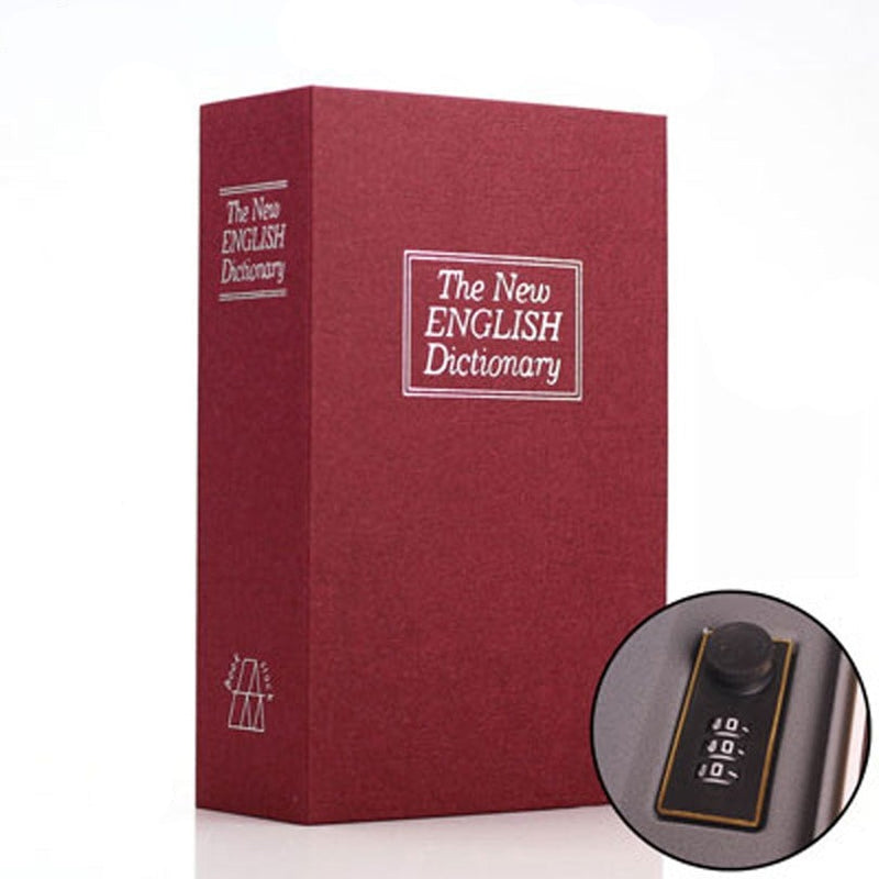 Safe Book™ Cofre em Formato de Livro Com Senha