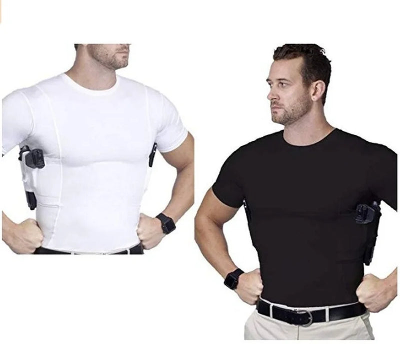 Camiseta Tátic Man™ Com Coldre - Confortável e Discreto