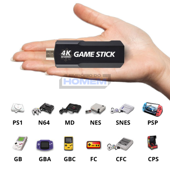 Super Game Stick Ultra™ New Version + De 30 mil Jogos