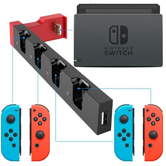 Dock De Carregamento Para Joy-con Nintendo Switch™ - Compacto e Simples + Fácil de Operar