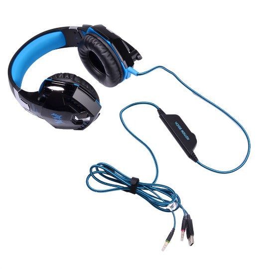 Headset Profissional G2000 com Microfone™ - Maior Desempenho + Som Nítido e Graves Profundos