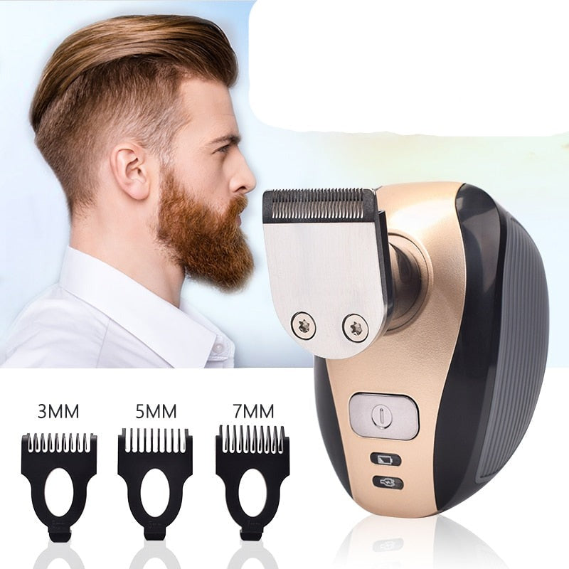 Kit Barbeador Elétrico Sem Fio 5 em 1™ Máximo Conforto e À Prova D'água