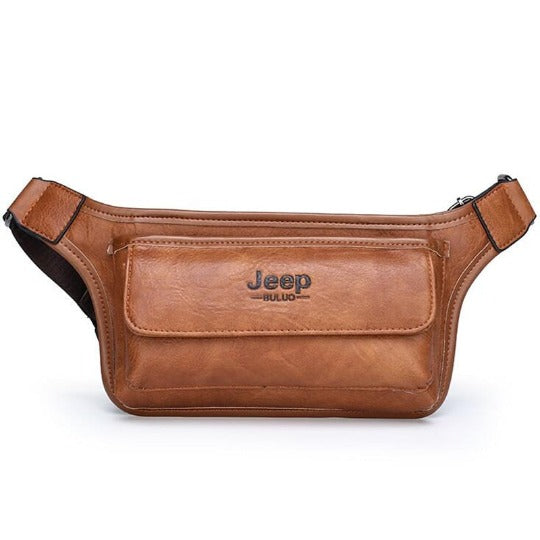 Pochete Jeep Buluo™ Casual de Couro e Alta Durabilidade