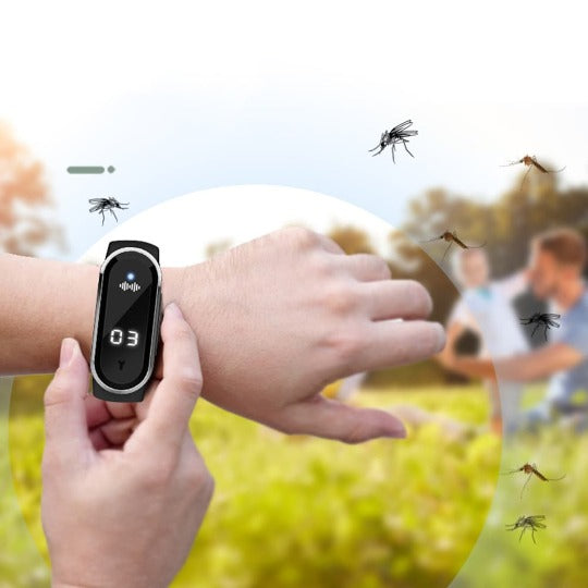 Relógio Ultrassônico™ - Com Repelente para Mosquitos e Insetos