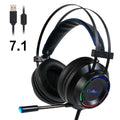 Fone de Ouvido Headset Gamer™ - Com microfone + Luz RGB