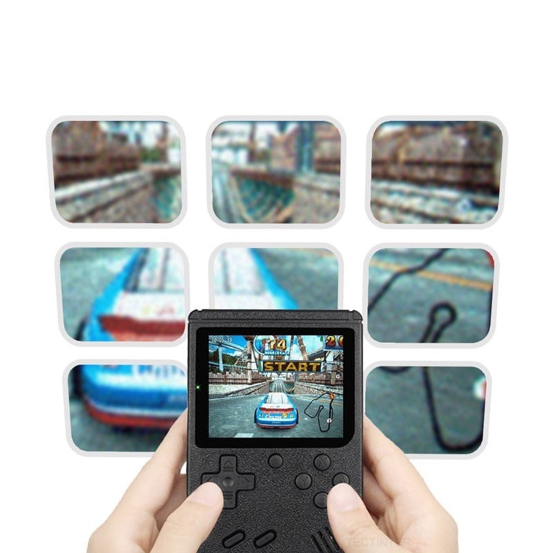 Mini Game Retro Portátil - 400 Jogos Na Memoria