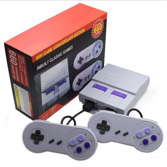 Super Nintendo Retrô 660 jogos com 2 Controles™ - Relaxe e Volte no Tempo