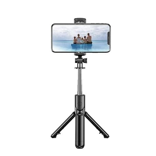 Bastão de Selfie Profissional 360°™  Tripé Extensível + Controle Remoto